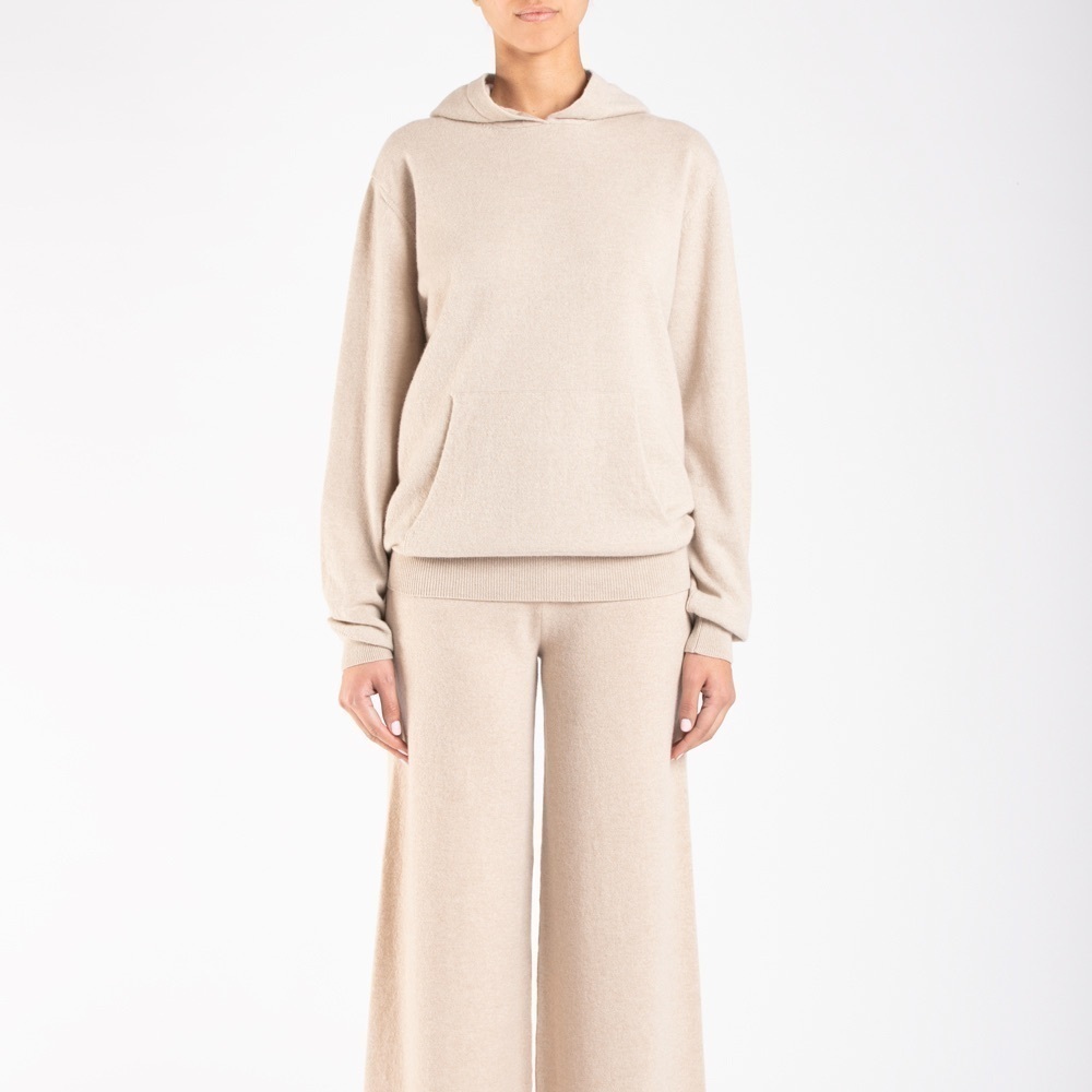 Back Label the Wellness Wear Cashmere Hoodie White S